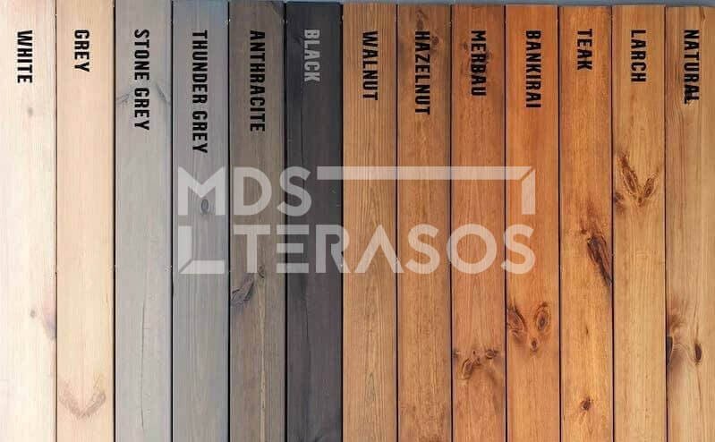 oil color on different wood boards