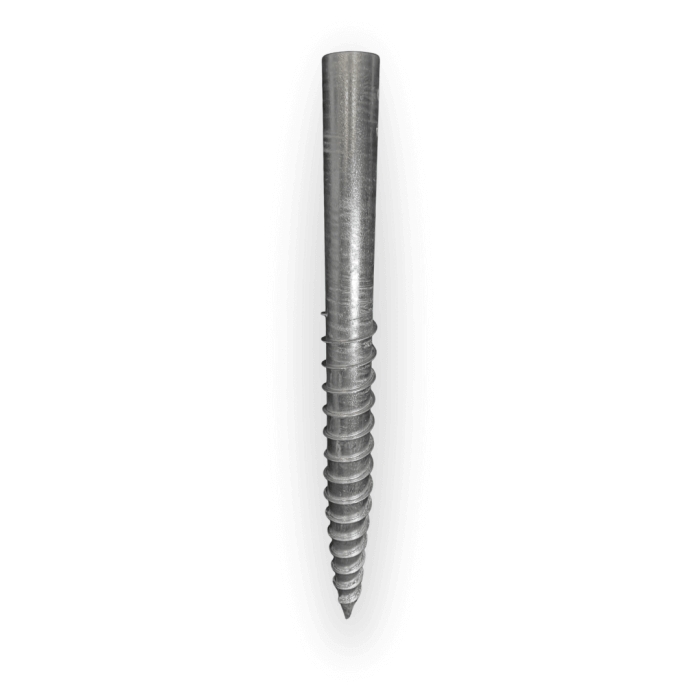 Screw-in screw foundation 76x1200x3.5mm HDG, connecting series - Image 2