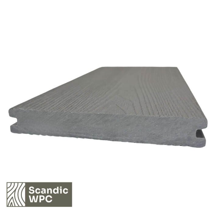 Scandic WPC Solid New Grey terrace board, 20x141x3600, wood imitation/grooved - Image 2