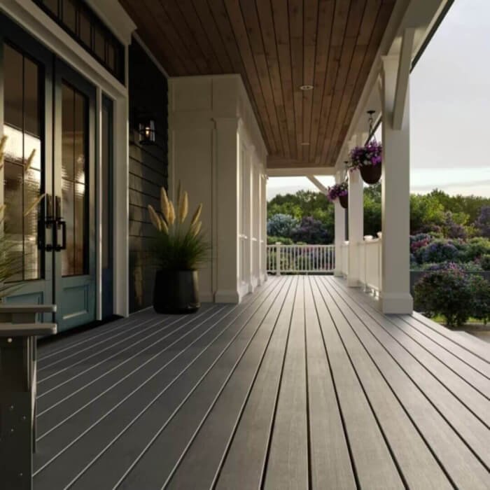 Trex Transcend Lineage WPC decking board Island Mist 24x140x6090 wood imitation - Image 4