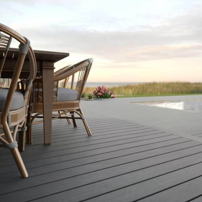 Trex Transcend Lineage WPC decking board Island Mist 24x140x3650 wood imitation - Image 4