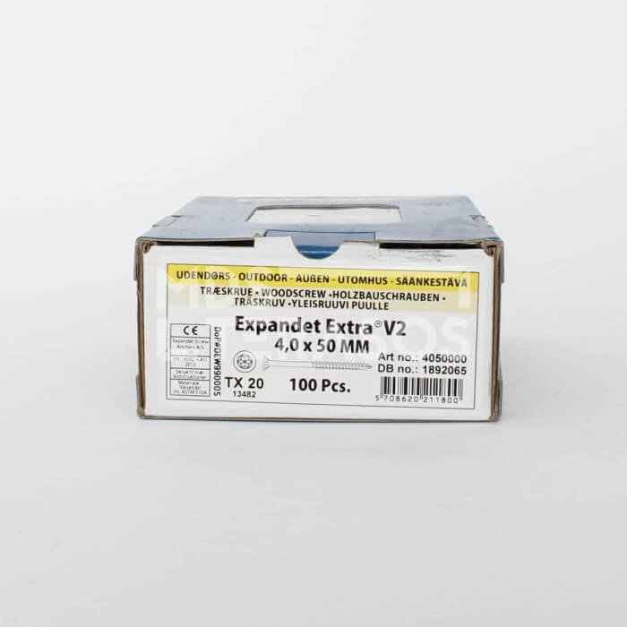 Wood screws for the field Expandet EXTRA V2 4×50 mm 100 pcs. - Image 2
