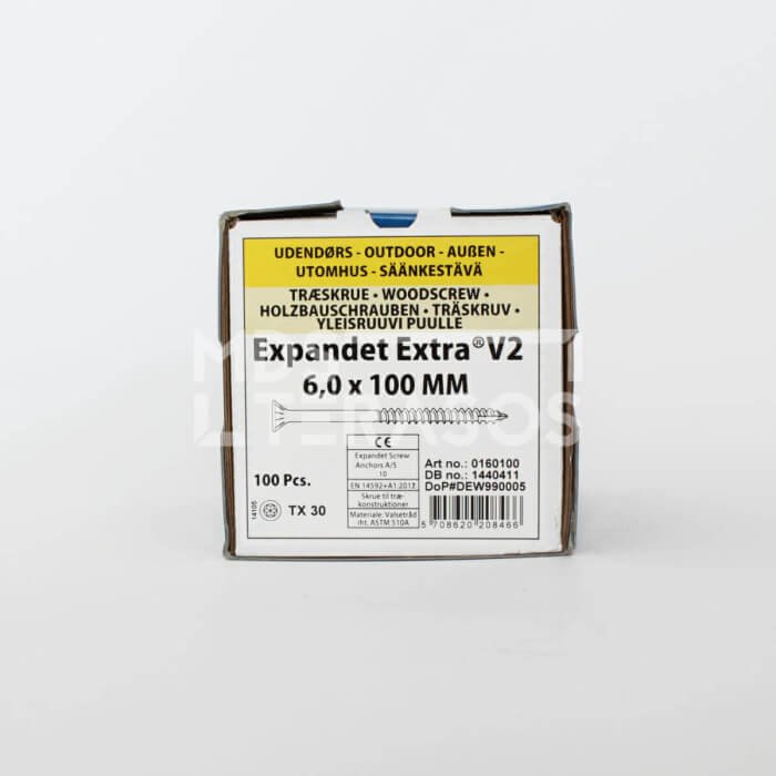 Wood screws for the field Expandet EXTRA V2 6×100 mm 100 pcs. - Image 2