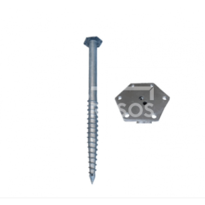 Sraigtinis pamatas M - 76X1400X3 M12 - Image 3