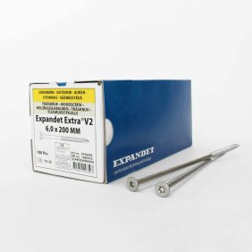 Wood screws for the field Expandet EXTRA V2 6×200 mm 100 pcs.