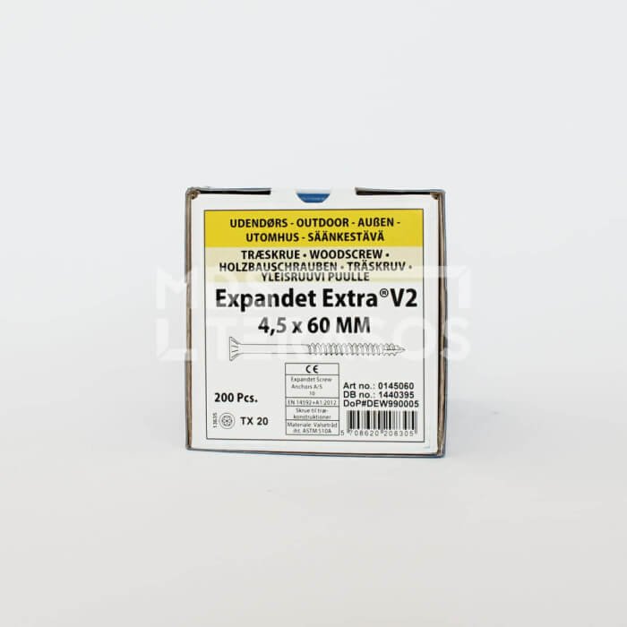 Wood screws for the field Expandet EXTRA V2 4.5×60 mm 200 pcs. - Image 2