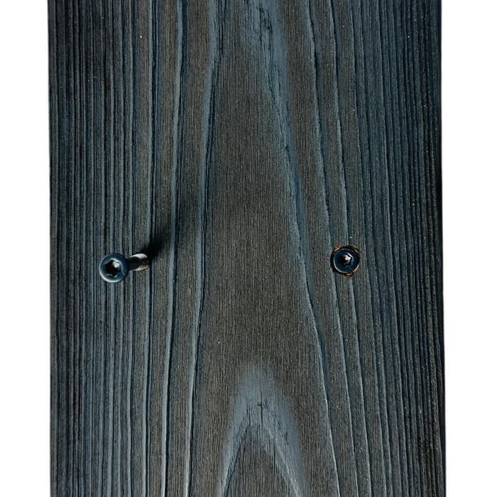 Wood screwdriver A2 with painted head, 4,3 x 45 mm anthracite (Stainless) - Image 3