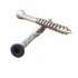 Wood screwdriver A2 with painted head, 4,3 x 45 mm anthracite (Stainless)