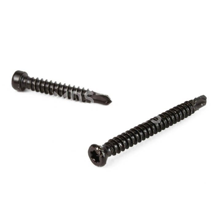 PICLIP black self-tapping screw for wood 4.2x25 mm - Image 3