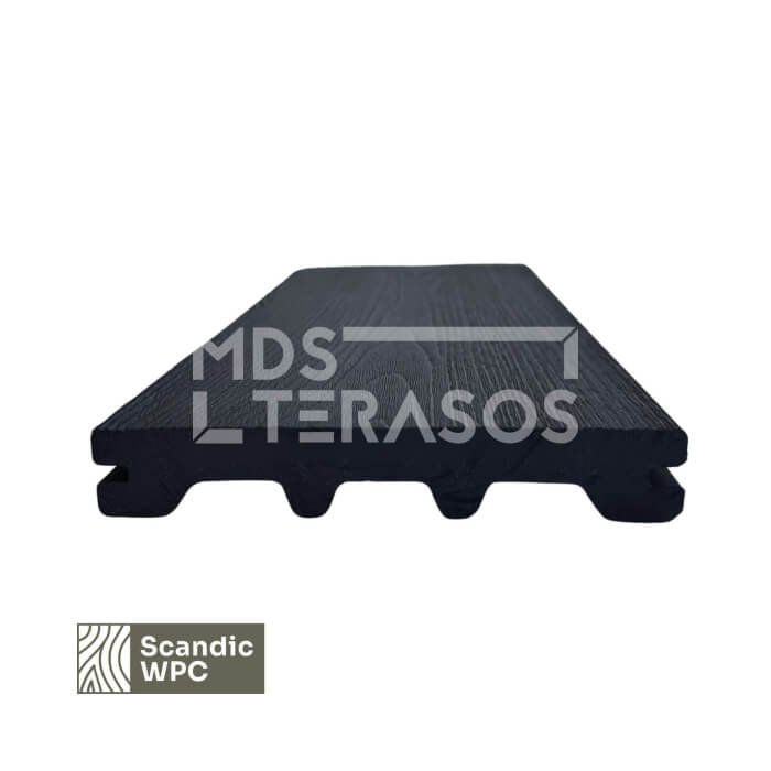Scandic WPC terasinė lenta Anthracite 24x146x4200 medžio imitacija - Image 3