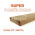 Thermo pine Scandinavian terrace board smooth, class B