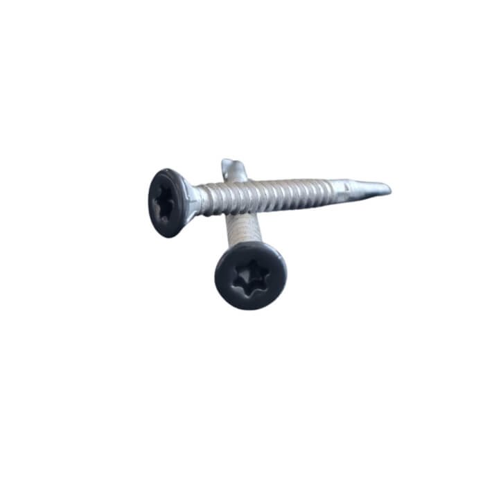 Self-tapping screw for galvanised metal 5.5x50/28 A2 BI METAL anthracite - Image 2