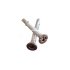 Self-tapping bimetallic to galvanised metal 5.5x50/28 A2 brown