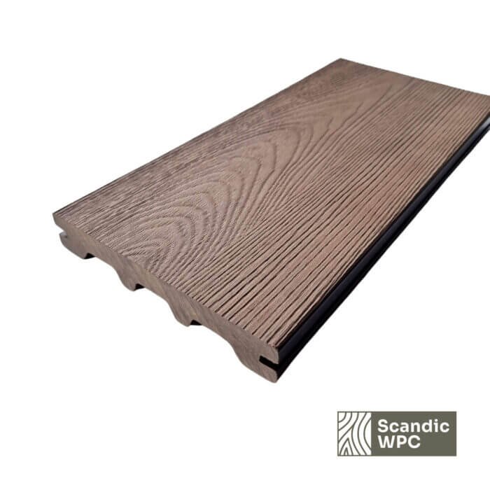 Scandic WPC terasinė lenta Espresso 24x146x3600 medžio imitacija - Image 4