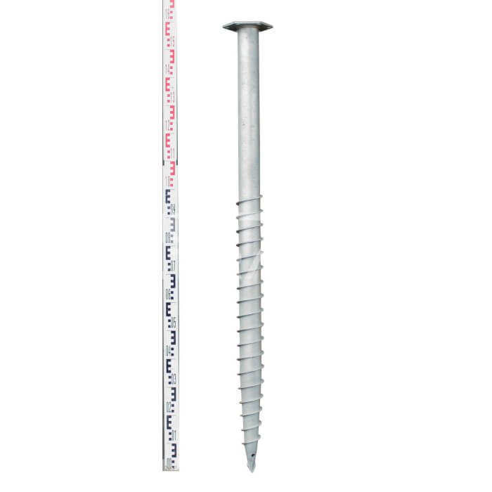 Screw foundation M - 76X1400X3 M12 - Image 1
