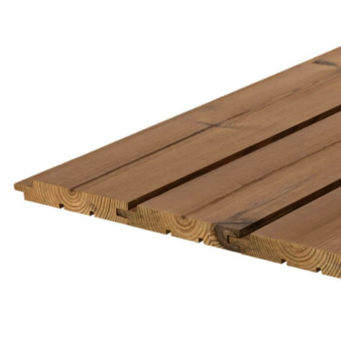 Thermally Modified Pine Cladding 19x117 UTS (Custom Length) - Image 5
