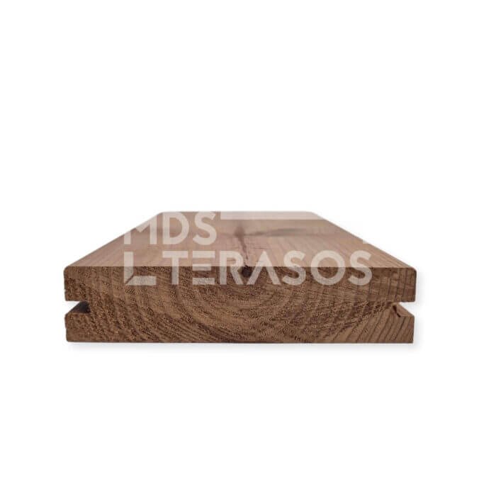 Thermo pine decking board 117 mm wide - Image 2