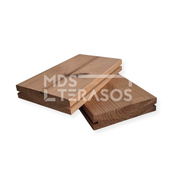 Thermo pine decking board 117 mm wide - Image 7