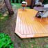 Newood WPC decking board Autumn Brown 22x140x4000 solid core both sides with cutouts - Image 2