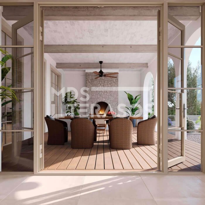 Trex Transcend Lineage WPC decking board Carmel 24x140x4870 wood imitation - Image 4