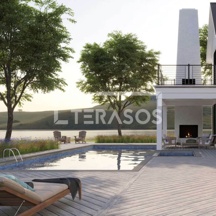 Trex Transcend Lineage WPC decking board Rainier 24x140x3650 wood imitation - Image 6