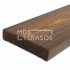 Bankers burnt pine or spruce wood planks 28x120x4000