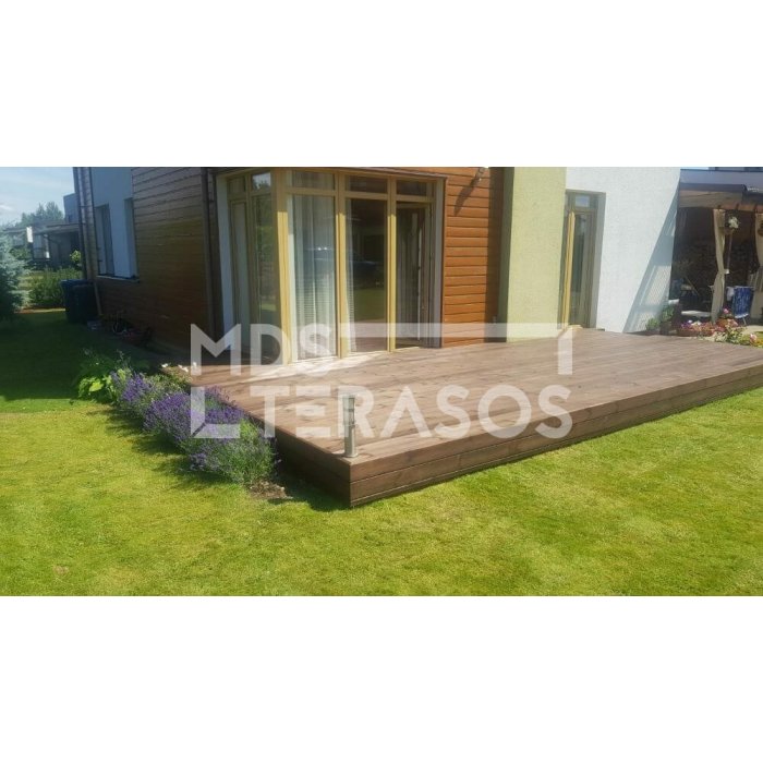 Impregnated pine decking set - Image 3