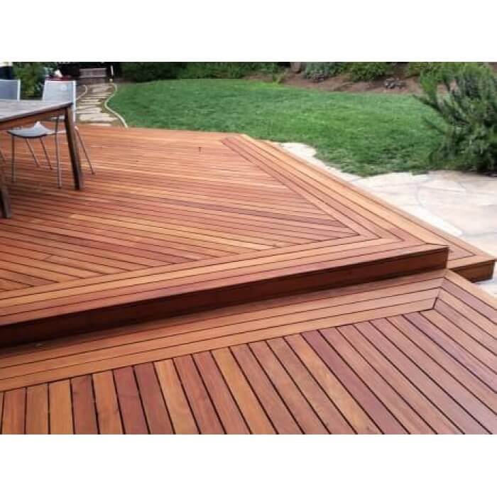 Hardwood decking board Jatoba 21x145x6100 - Image 4