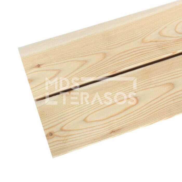 Larch decking board 28x70x4000 - Image 2