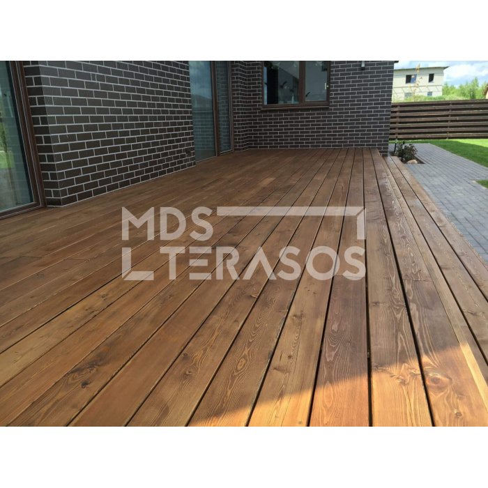 Maumedžio terasinė lenta 27x142x4000 - Image 2