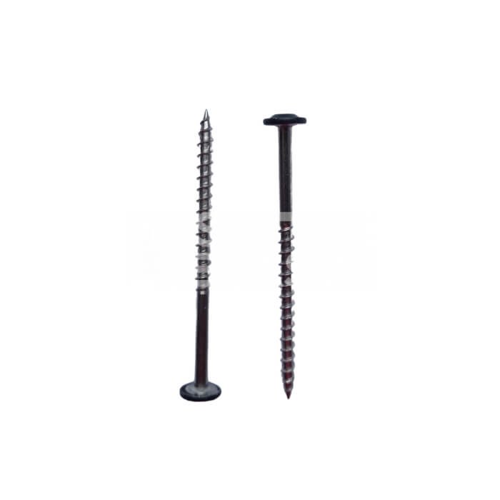 Wide Head Wood Screw, 4.5 x 65 mm Anthracite (Stainless Steel) - Image 2