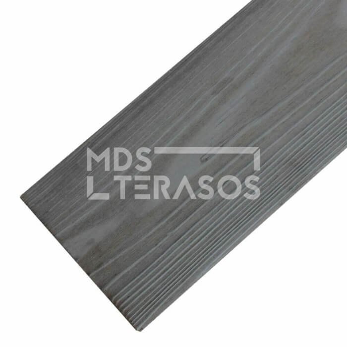 Grey burnt Siberian larch wood planks 28x140x4000 - Image 2