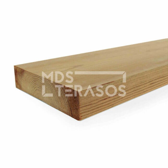 Termo skandinaviškos pušies terasinė lenta 26x117x5400 šukuota - Image 4