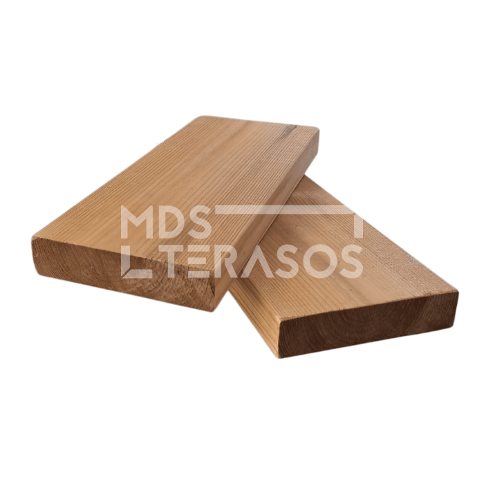 Thermo pine decking board 117 mm wide - Image 5