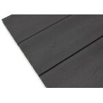 Scandic WPC Hollow hollow composite decking board 20x140x3600, wood grain/grooved, Anthracite grey - Image 3