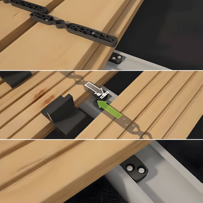 Concealed Decking Board Fastener 190x19x10 mm, 200 pcs. - Image 2