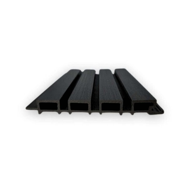 Scandic Fortewood wood-plastic composite decking board in Charcoal