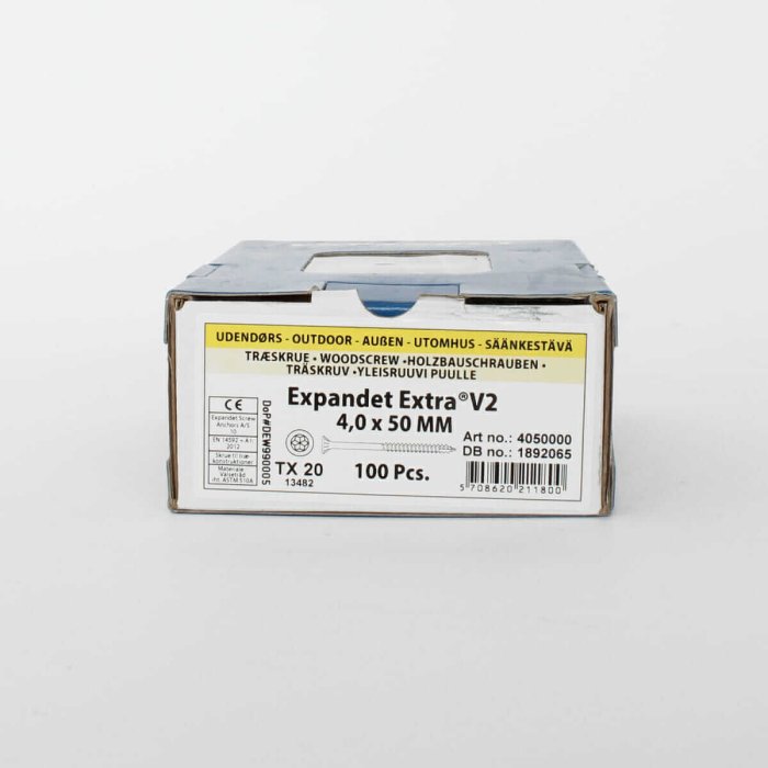 Wood screws for the field Expandet EXTRA V2 4×50 mm 100 pcs. - Image 2