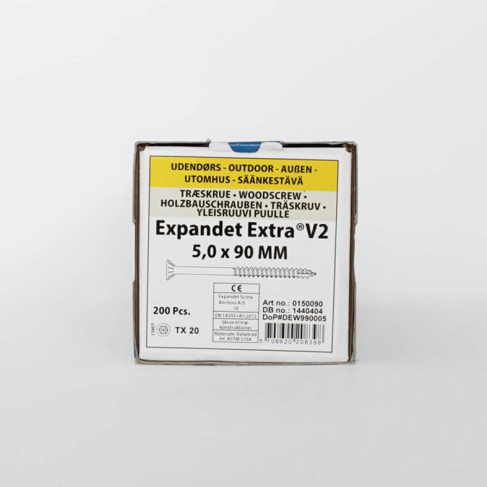 Wood screws for the field Expandet EXTRA V2 5×90 mm 200 pcs. - Image 3