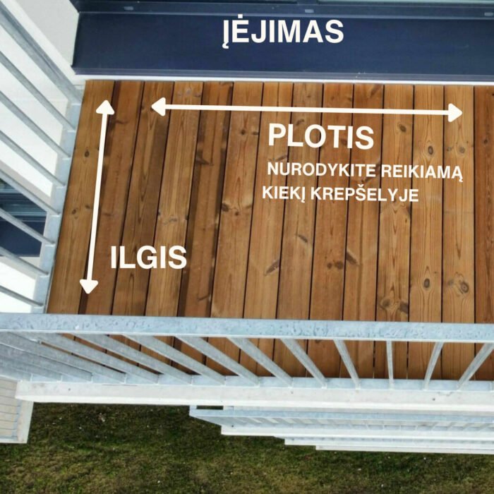 Terasos komplektas balkonui - Image 2