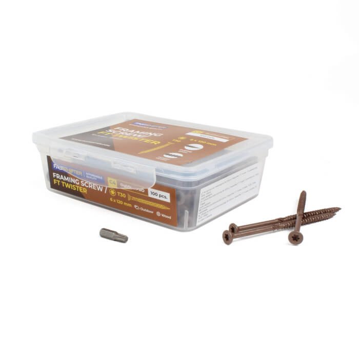 FASTSHIFTER Twister Construction Screws 6x80/5x90/6x120/6x150 - Image 8