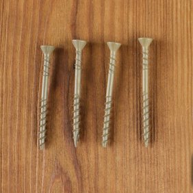 Screw for terrace sides