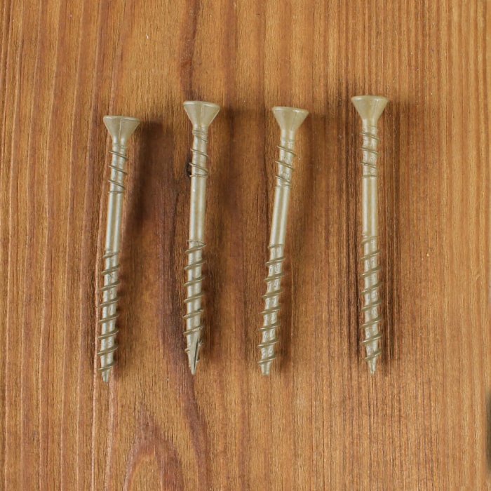 Screw for terrace sides