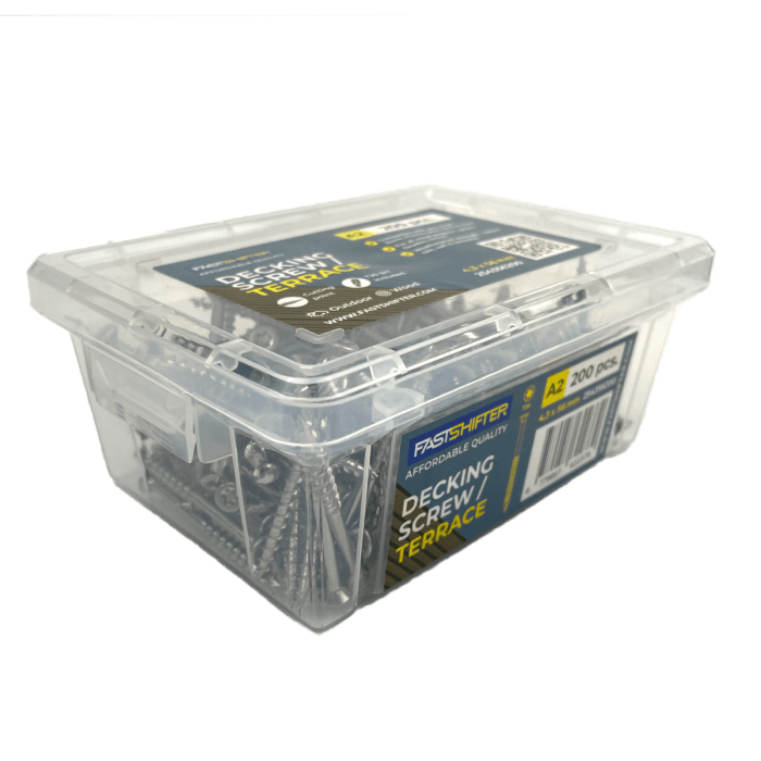 Fastshifter Decking Screws A2, 4.3x56mm, 200 pcs. - Image 6