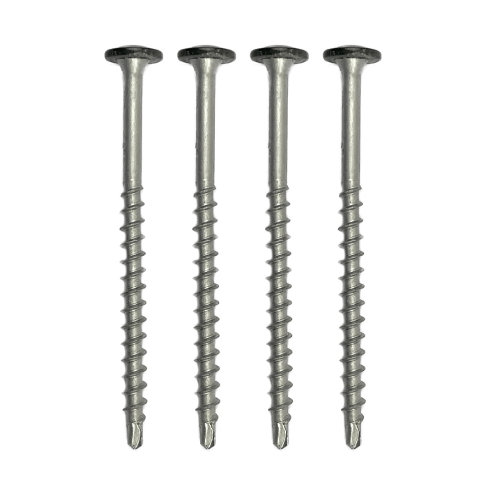 Fastshifter Flange Head Decking Screws, 4.5x65mm, with Drill Tip, SS410, 100 pcs., 2 Colors - Image 2