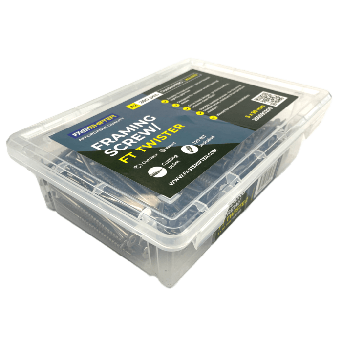 Fastshifter FT Twister A2 Framing Screws 5x90 mm, 200pcs. - Image 6