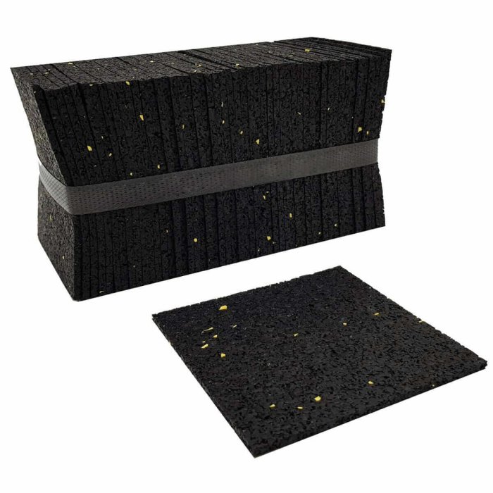 Rubber patio pads 90x90x3, 25 pcs. - Image 2