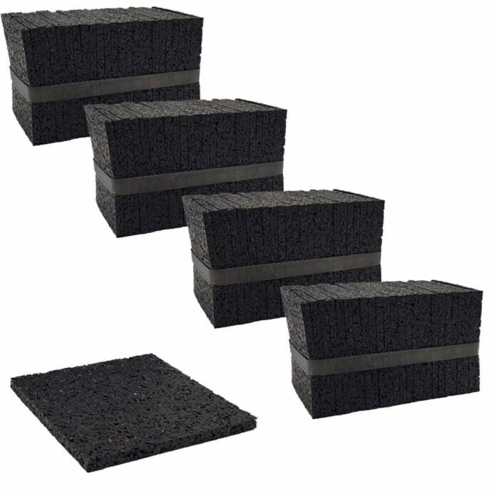 Rubber terrace pads 90x90x6, 25 pcs. - Image 2