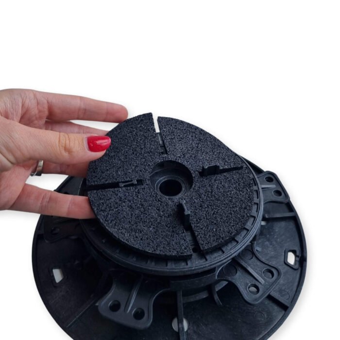 Rubber sole for pedestal 110x110x3 mm - Image 2