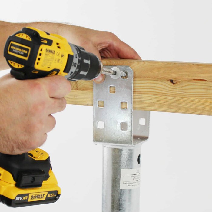 Wood screw for attaching the lag to the screw foundation 8x50 - Image 2